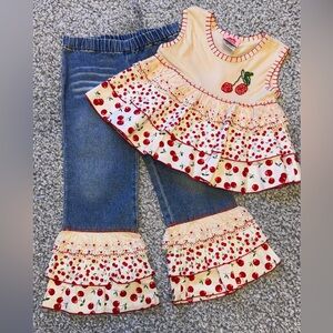 Cherry Blossom Kids Outfit Set